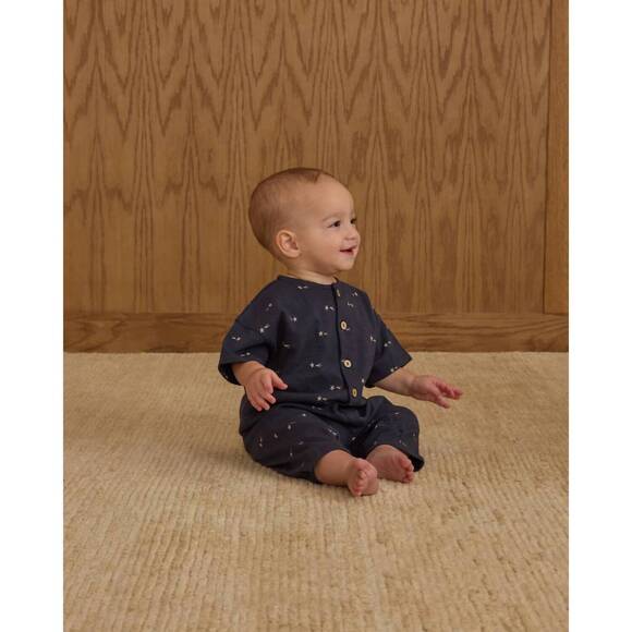 NEW RYLEE + CRU baby's hayes jumpsuit in stars - Picture 2 of 4